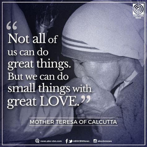 Mother Teresa Quotes: From Saint Teresa of Calcutta .